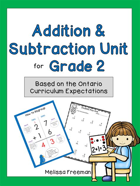 Addition And Subtraction Unit Grade 2 Math Ontario 2nd Grade Math