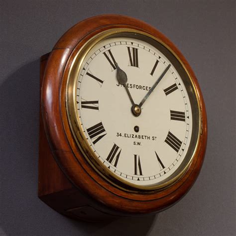 19th Century English Fusee Wall Clock Wall Clocks Hemswell Antique