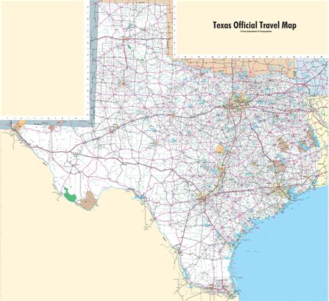Map Of Texas With Cities Printable Maps Online
