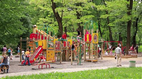 Childrens Playground In Park Stock Footage Sbv 304896225 Storyblocks
