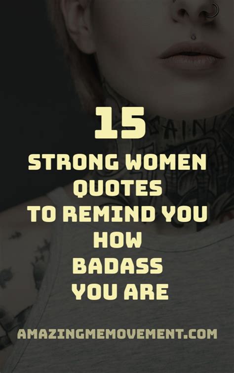 15 Strong Women Quotes That Will Boost Your Self Esteem Strong Women