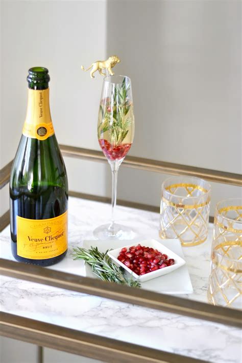 Cocktails made with champers and other sparkling wines that tickle the palate! Holiday Cocktails at Home | bright and beautiful | Chicago ...