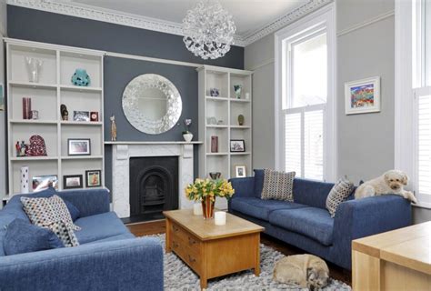 It goes with so many colors that it might as well be called a neutral. 10 Ideas Of Living Room Choice With Blue Sofa - Dream House