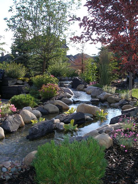 Ponds Waterfalls And Streams Peaks And Valleys Landscaping
