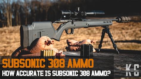 308 Subsonic Ammo How Accurate Is It Youtube