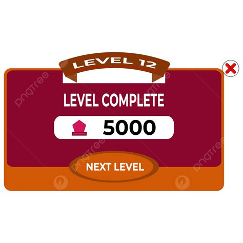 Game Level Display Png Vector Psd And Clipart With Transparent