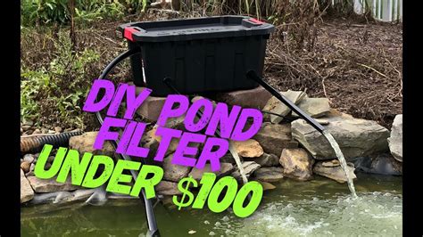 This filter uses the 1.5″ (40mm) pipe work, but can be changed to the 2″ (50mm) pipe if required. HOW TO: DIY Pond Filter Under $100 - YouTube