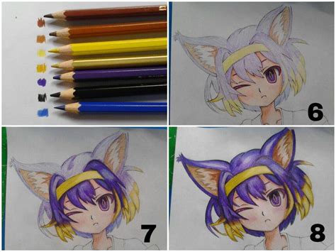Tutorial 1 Basic Coloring Using Colored Pencils Anime