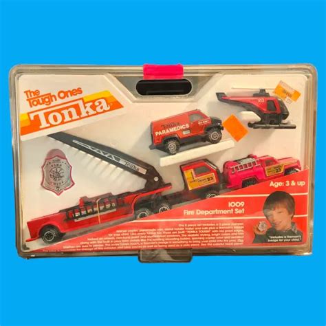 Vintage Tonka 1009 Fire Dept Set Diecast Vehicles Original Packaging Tough Ones 42 99 Picclick
