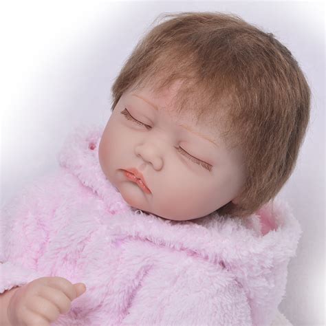 Bebes Reborn Doll 22inch 55cm Silicone Reborn Baby Doll Cute Girls
