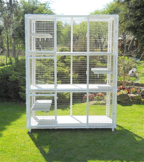 Tower Cage From Penthouse Products With Shelves And Castors Cat Cages