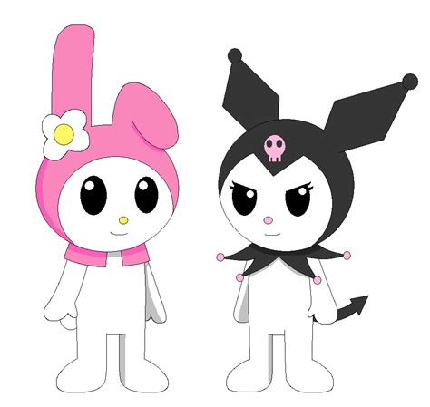 My Melody And Kuromi By Kitsune257 On Deviantart