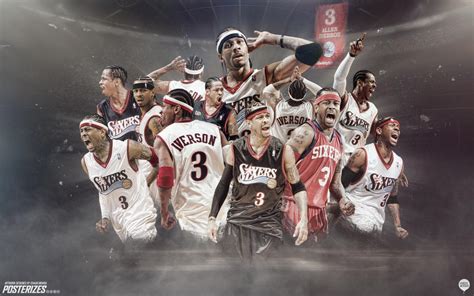Find the best sixers wallpaper on getwallpapers. Allen Iverson Sixers Forever Wallpaper by IshaanMishra on DeviantArt