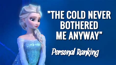 Let It Go The Cold Never Bothered Me Anyway Ranking 46 Versions