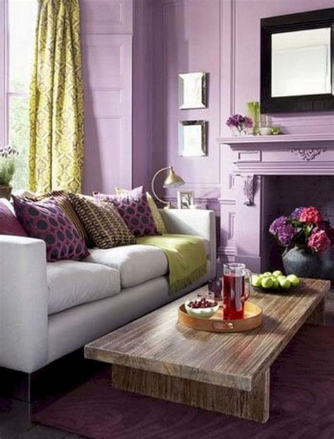 15 Gorgeous Living Room Green Purple Interior You Need To Try