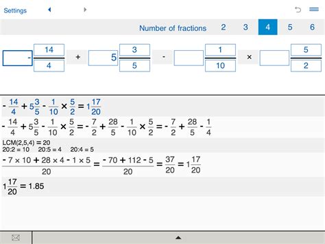 We did not find results for: Fraction calculator XL - Android Apps on Google Play