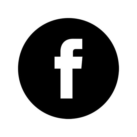 Facebook Black Amp White Icon Logo Facebook Face Book App Facebook