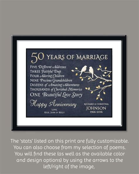 Check spelling or type a new query. 50th Anniversary Gift For Parents Grandparents Golden ...