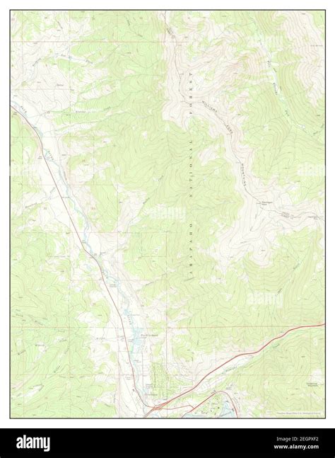 Dillon Colorado Map 1970 124000 United States Of America By