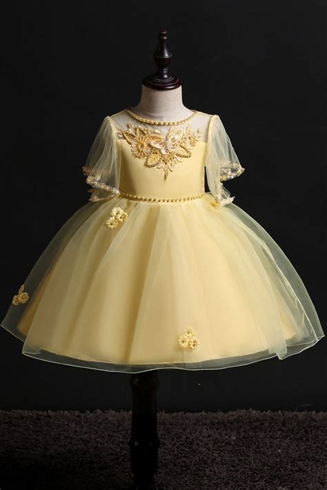 Princess Organza Flower Girl Dress Thecelebritydresses
