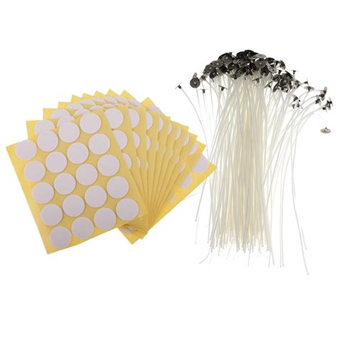 200pcs Natural White Candle Wicks With 200pcs Wick ...