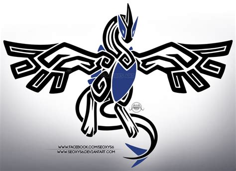 Lugia is a pokémon species in nintendo and game freak's pokémon franchise. Tribal Lugia by Seoxys6.deviantart.com on @DeviantArt ...