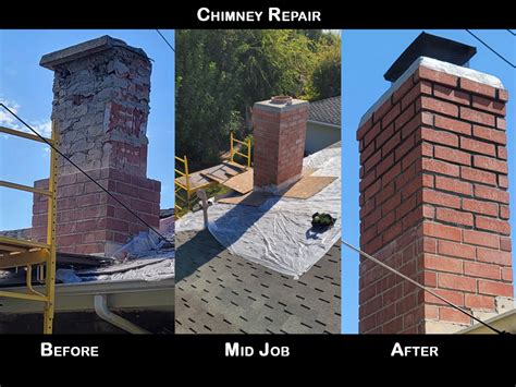 Rebuilding The Chimney Crown Lucky Sully Chimney Sweep