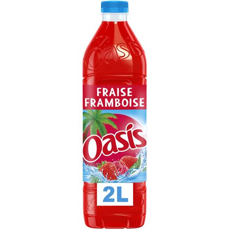 Oasis Boisson Aux Fruits Sauveur Fraise Framboise 2l Pas Cher Auchanfr
