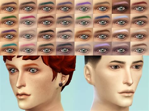 The Sims Resource Jsboutique Male Eyebrows Ii
