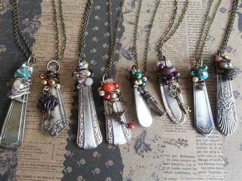 Its An Image Only But These Up Cycled Spoon Pendants Are A Cool Diy