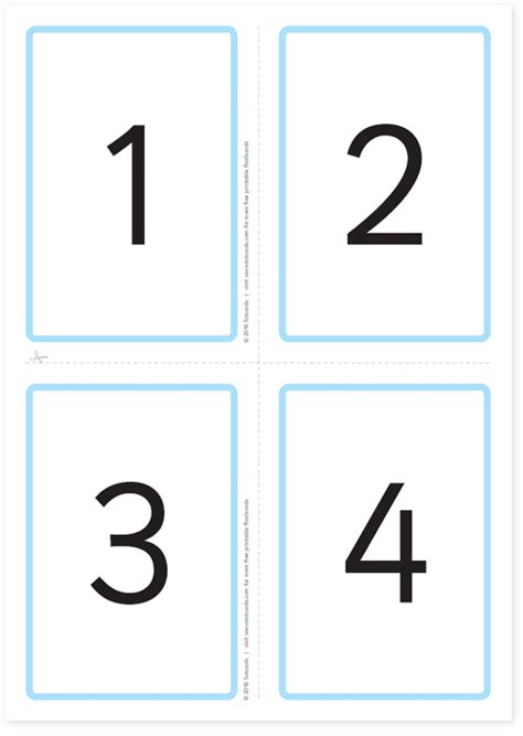 Free Printable Number Cards 1 1000 Printable Templates