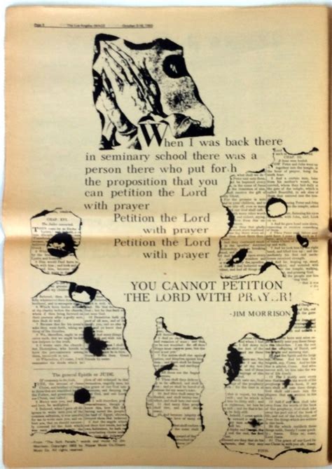 The rebel as poet, and as suggested by the title, it is a comparative study of the lives and work of arthur rimbaud and jim morrison. Jim Morrison - Rare 1969 "L.A. Image" Newspaper With ...