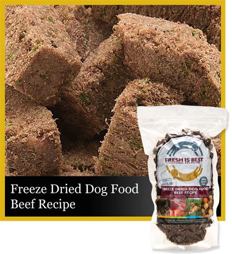 Includes detailed review and star rating for each selection. Freeze Dried Beef Dog Food - Fresh Is Best®