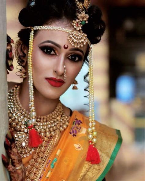 Most Beautiful Nauvari Sarees On Maharashtrian Brides 7 K4 Fashion