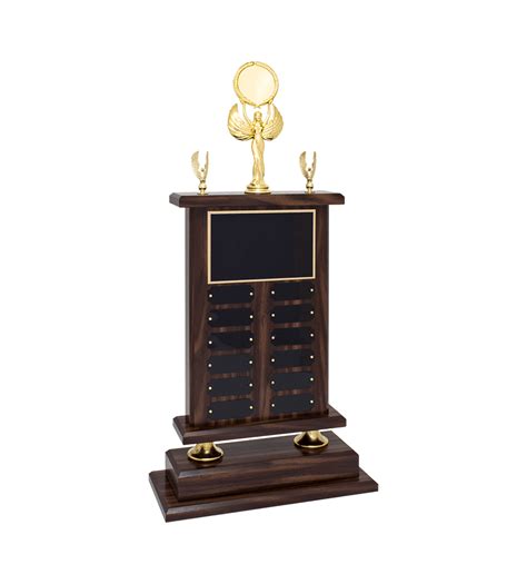Walnut Finish Plaque Trophy Maxwell Medals And Awards