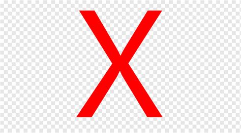 Rote X Abbildung Rote X Computer Symbole Rotes X Alphabet Winkel