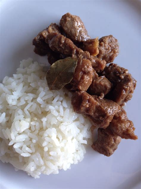 Pork Adobo With Rice Pork Adobo Cooking No Cook Meals