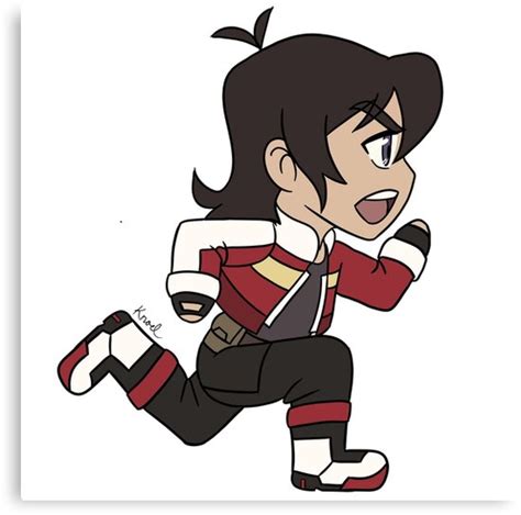 Run Chibi Keith Canvas Print By Knoelsnook Redbubble