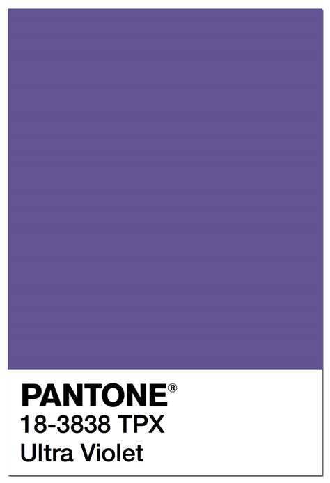 Pantone Color Of The Year 2018 Pantone 18 3838 Ultra Violet Fashion