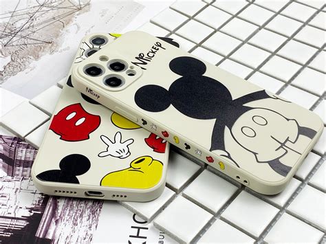 Mickey Mouse Iphone Caseavailable For Iphone 12 Iphone 12 Etsy