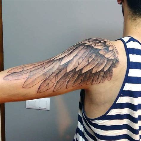 Top 103 Wallpaper Angel Wings Arm Tattoo Sharp