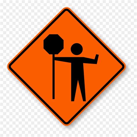 Caution Clipart Road Work Sign Caution Road Work Sign Transparent Free