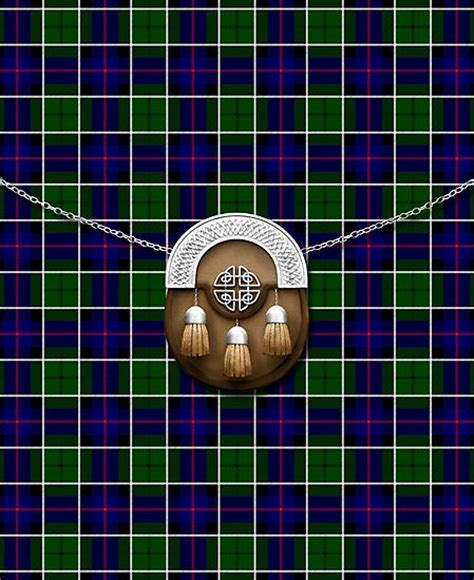 Clan Leslie Tartan And Sporran Photographic Print By Thecelticflame