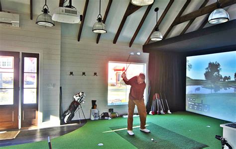 Man Cave Golf House With Indoor Golf Facility Laine M Jones Design