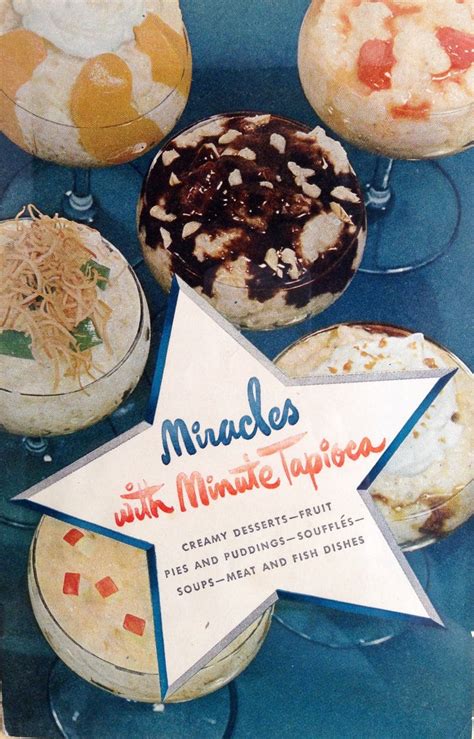 Vintage Cookbook Sale Framed Minute Tapioca Recipe Book Etsy