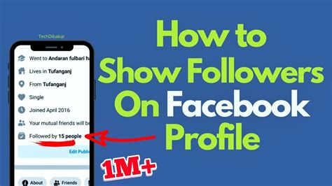 How To Show Followers On Facebook Profile Fb Follower Setting