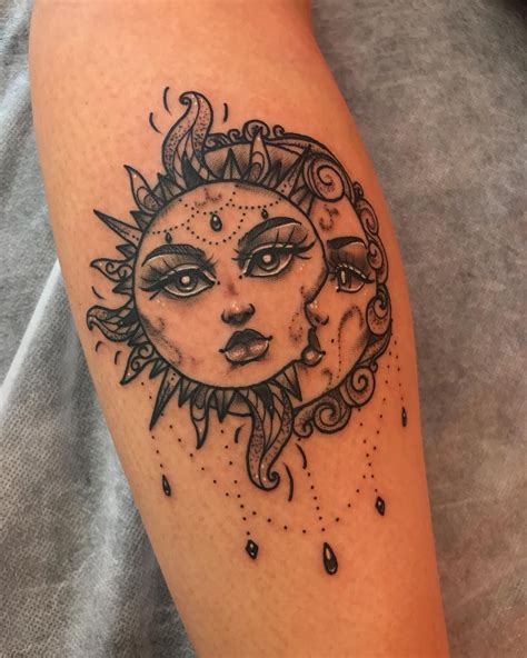 Sun And Moon Tattoo Designs Meaningful Ideas My Xxx Hot Girl