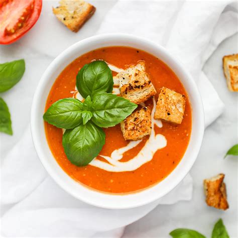 Vegan Creamy Tomato Soup Planted In The Kitchen