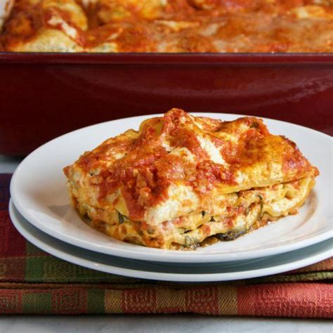 When soaking the lasagna noodles, i found that a really wide pot. Ina Garten's Roasted Vegetable Lasagna | Roasted vegetable ...