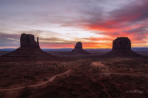 Pre Dawn In Monument Valley Ben R Cooper Photography